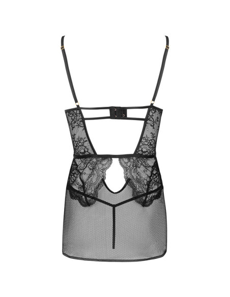 LIVCO CORSETTI FASHION - BARIRIN LC 90633 SHIRT PANTY BLACK L-XL