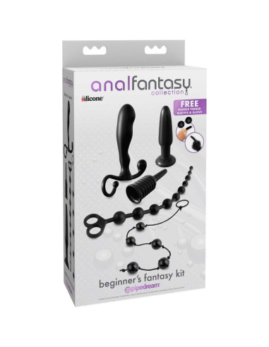 ANAL FANTASY ELITE COLLECTION – JUODAS ANALINIO RINKINYS PRADEDANTIESIEMS „FANTASY“
