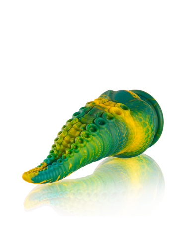 EPIC - CETUS GREEN čiuptuvinis dildo, mažo dydžio