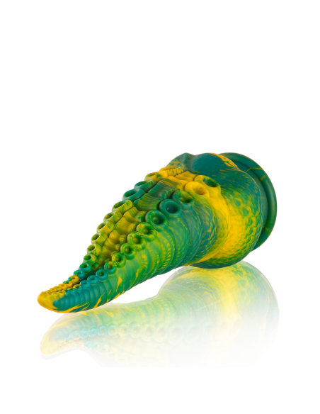EPIC - CETUS GREEN čiuptuvinis dildo, mažo dydžio