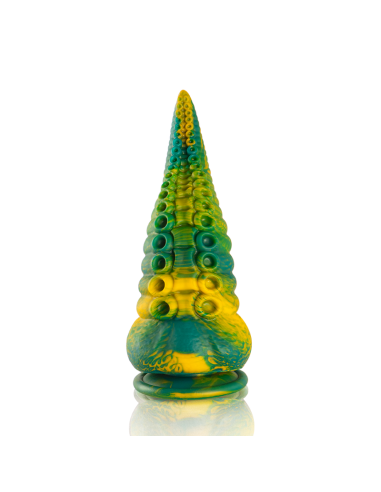 EPIC - CETUS GREEN čiuptuvinis dildo, mažo dydžio