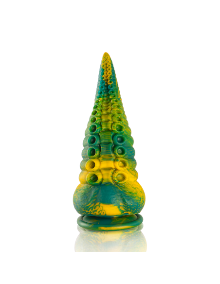 EPIC - CETUS GREEN čiuptuvinis dildo, mažo dydžio