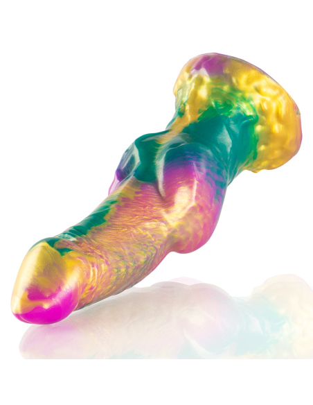 EPIC - IRIS DILDO SU VAIVORYKŠTĖS SPALVOS MALONUMŲ SĖKLIDĖMIS