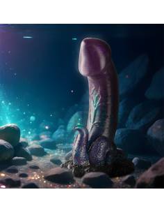 EPIC - BASILISK dvigubas žvynuotas dildo, mažas dydis 2