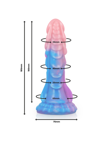 EPIC - ASHTAR DILDO NEŽEMIŠKA ŽMOGAUS FORMA