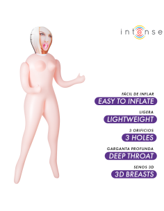INTENSE DOLLS - IRINA INFLATABLE DOLL WITH THREE ORIFICES 2