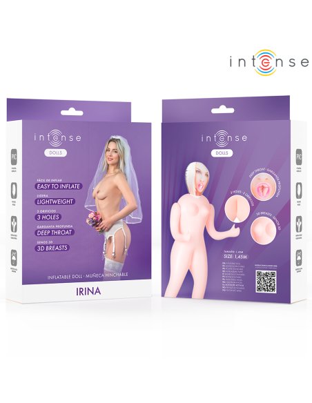 INTENSE DOLLS - IRINA INFLATABLE DOLL WITH THREE ORIFICES