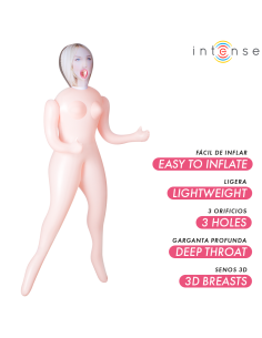 INTENSE DOLLS - INGRID INFLATABLE DOLL WITH THREE ORIFICES 2