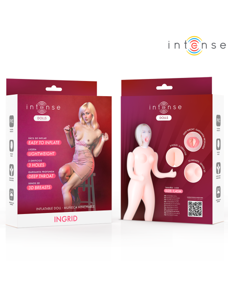 INTENSE DOLLS - INGRID INFLATABLE DOLL WITH THREE ORIFICES