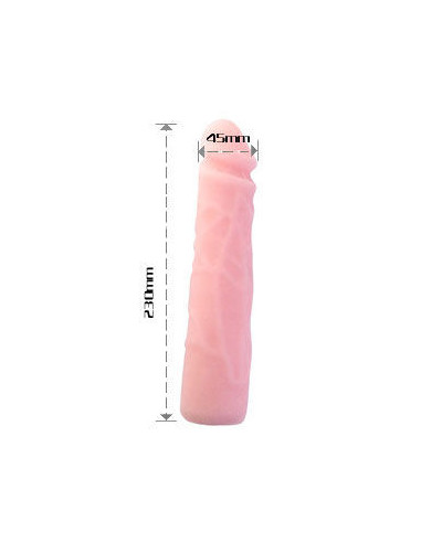 BAILE - REALISTIŠKAS ODOS LYTĖJIMO SILIKONINIS DILDO 23 CM