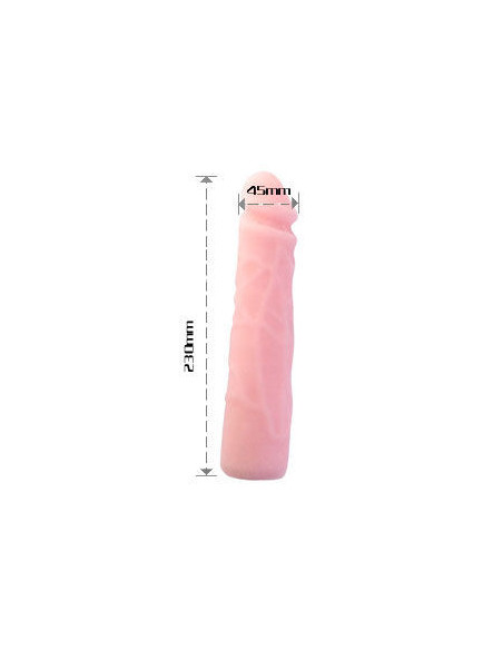 BAILE - REALISTIC SKIN TOUCH SILICONE DILDO 23 CM