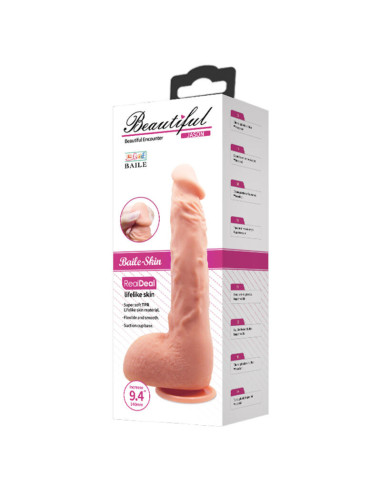 BAILE - REALISTIC DILDO JASON NATURAL 24 CM