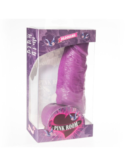 PINK ROOM - DAYAN REALISTINIS DILDO VIOLETINIS 17 CM