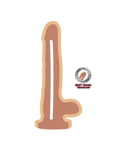 GET REAL - Dvigubo tankio dildo 25,5 cm kamuoliai odai 2