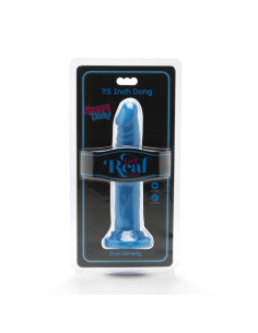 GET REAL - HAPPY DICKS DONG 19 CM MĖLYNAS 2