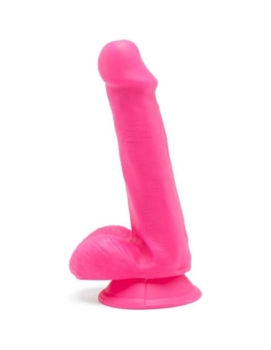 GET REAL - HAPPY DICKS DILDO 12 CM KAMUOLIAI ROŽINIAI