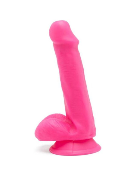 GET REAL - HAPPY DICKS DILDO 12 CM KAMUOLIAI ROŽINIAI