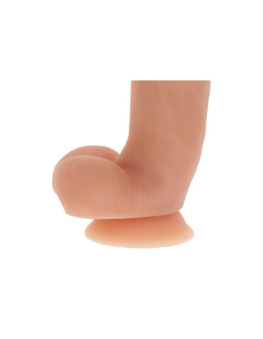 GET REAL - SILICONE DILDO 18 CM W BALLS SKIN