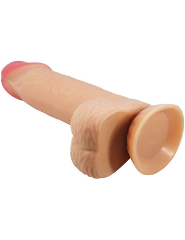 PRETTY LOVE - SLIDING SKIN SERIES REALISTIC DILDO WITH SLIDING SKIN SUCTION CUP 20.6 CM