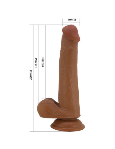 PRETTY LOVE “ – realistiškas, 22 cm rudas dildo