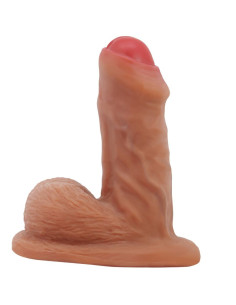 PRETTY LOVE – „WARNELL“ itin realistiškas ir elastingas dildo 9,5 cm mulato