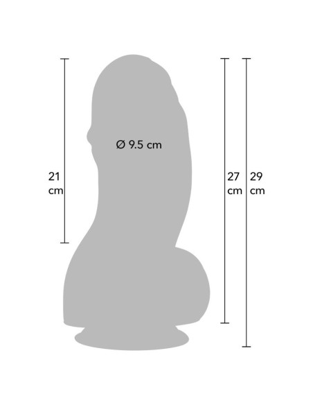 HIDDEN DESIRE - INFERNO FAT BOYS DILDO 27 CM
