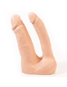 PINK ROOM - ARTHUS REALISTIC DOUBLE DILDO FLESH 17CM-15.5CM