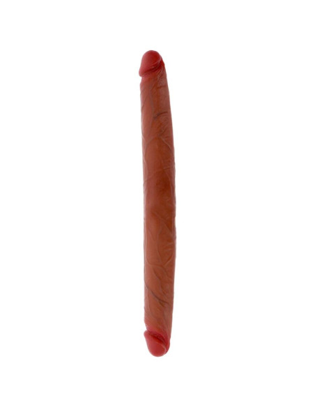 GET REAL - DVIPUSIS SILIKONINIS DILDO CARAMEL 40 CM