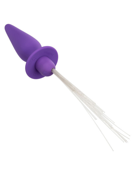 CALEXOTICS - SOUTHERN LIGHTS LIGHT UP ANAL PLUG 10 VIBRATIONS SILICONE PURPLE