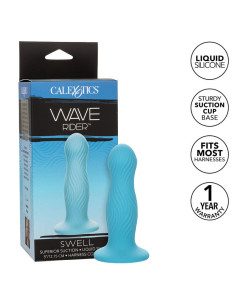 CALEXOTICS - WAVE RIDER SWELL ANAL PLUG BLUE 2