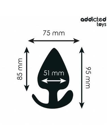 ADDICTED TOYS - ANAL PLUG SILICONE SIZE XL 9.5 CM