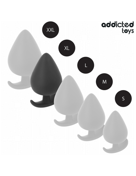ADDICTED TOYS - SILIKONINIS ANALINIS KAIŠTIS, XL DYDIS 9,5 CM