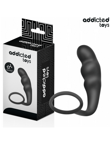 ADDICTED TOYS - ANALINIS KAIŠTIS SU ŽIEDU, SILIKONINIS, MODELIS 4