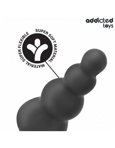 ADDICTED TOYS - ANAL PLUG WITH RING SILICONE MODEL 5