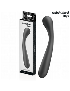 ADDICTED TOYS - Dvigubas analinis masažuoklis iš silikono 22,5 cm 2