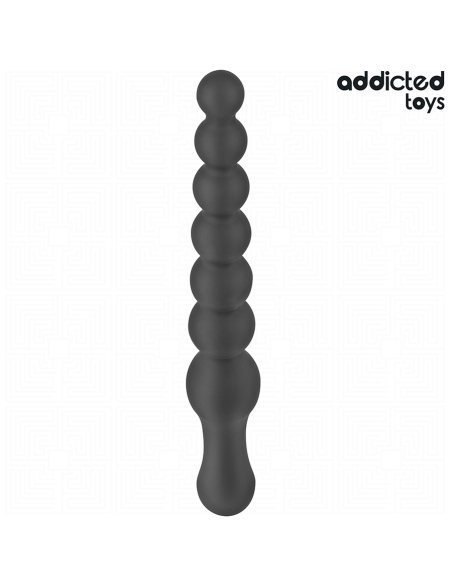 ADDICTED TOYS - Dvigubas analinis masažuoklis, silikoninis, 24 cm
