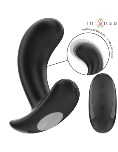 INTENSE - CHANDLER ANALINIS KOLBAS 10 VIBRACIJŲ JUODAS NUOTOLINIO VALDYMO PULTAS