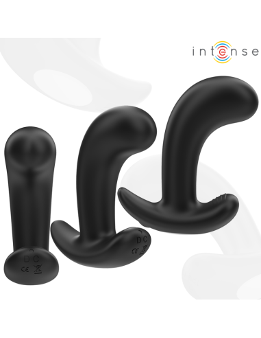 INTENSE - CHANDLER ANALINIS KOLBAS 10 VIBRACIJŲ JUODAS NUOTOLINIO VALDYMO PULTAS