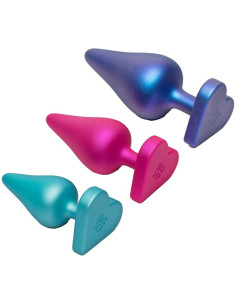 ROMP - LUSTER ANAL TRAINING KIT S-M-L WITH HEART-SHAPED BASE 2