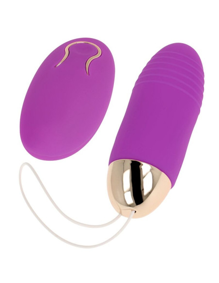 OHMAMA - REMOTE CONTROL VIBRATING EGG 10 SPEEDS PURPLE
