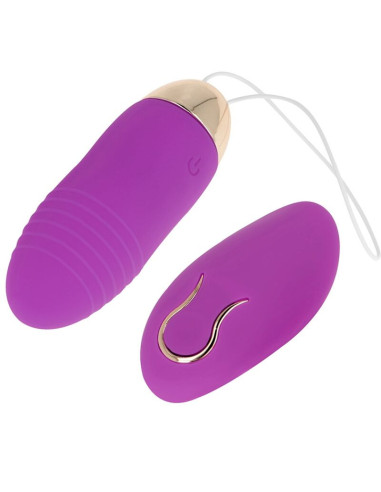 OHMAMA - VIBRUOJAMAS KIAUŠINIS SU NUOTOLINIU VALDYMU, 10 GREIČIŲ, VIOLETINIS