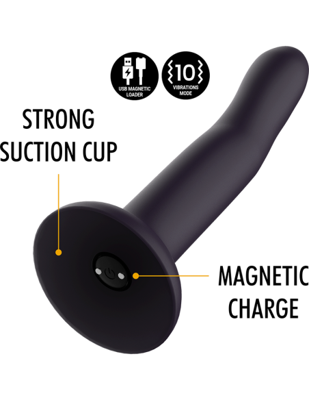 MYTHOLOGY DUMAN MYSTIC DILDO S - VIBRATORIUS WATCHME BELAIDĖS TECHNOLOGIJOS LAIKIKLIS