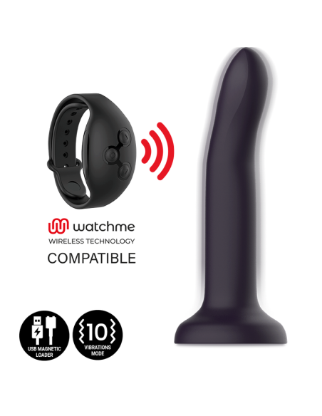MYTHOLOGY DUMAN MYSTIC DILDO S - VIBRATORIUS WATCHME BELAIDĖS TECHNOLOGIJOS LAIKIKLIS
