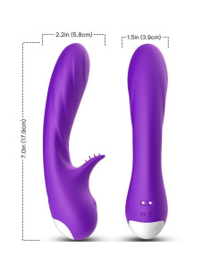 ARMONY - ROMANCE VIBRATOR WITH STIMULATOR PURPLE