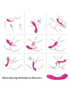ARMONY - G-SPOT VIBRUOJAMAS DILDO, SILIKONINIS, VIOLETINIS 2