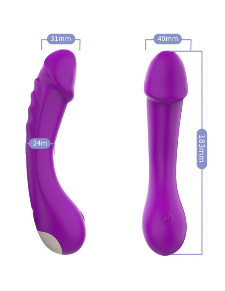 ARMONY - DILDO VIBRATOR G-SPOT SILICONE PURPLE