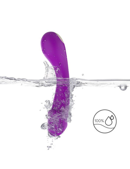 ARMONY - G-SPOT VIBRUOJAMAS DILDO, SILIKONINIS, VIOLETINIS