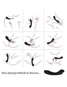 ARMONY - DILDO VIBRATOR G-SPOT SILICONE BLACK 2