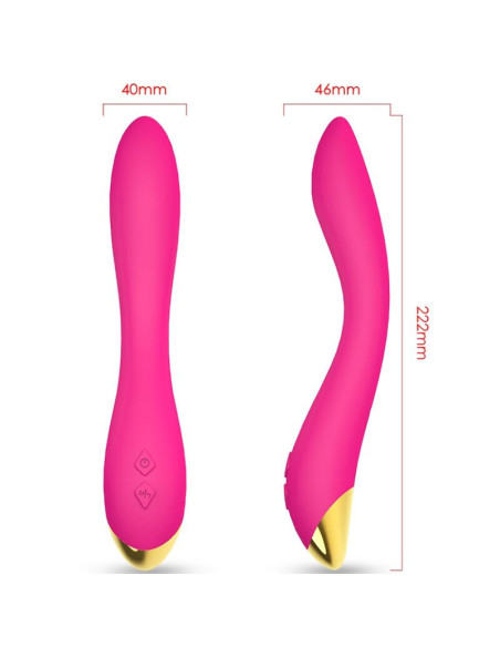 ARMONY - FLAMINGO VIBRUOJAMAS DAUGIAPADĖTIS FUKŠIJOS SPALVOS