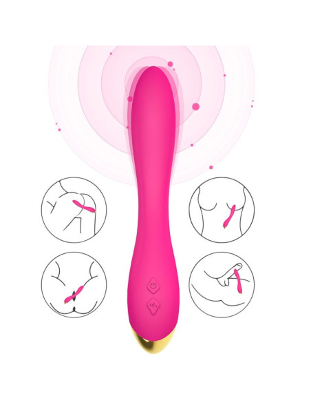 ARMONY - FLAMINGO VIBRUOJAMAS DAUGIAPADĖTIS FUKŠIJOS SPALVOS